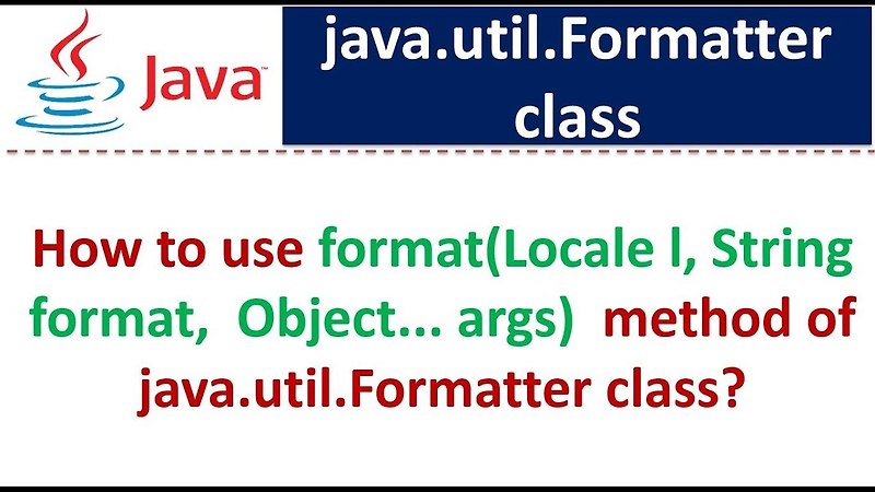 [Java] String.format