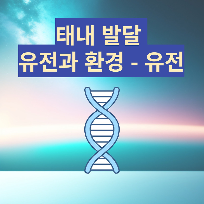 태내발달 - (3) 유전과 환경 - 유전