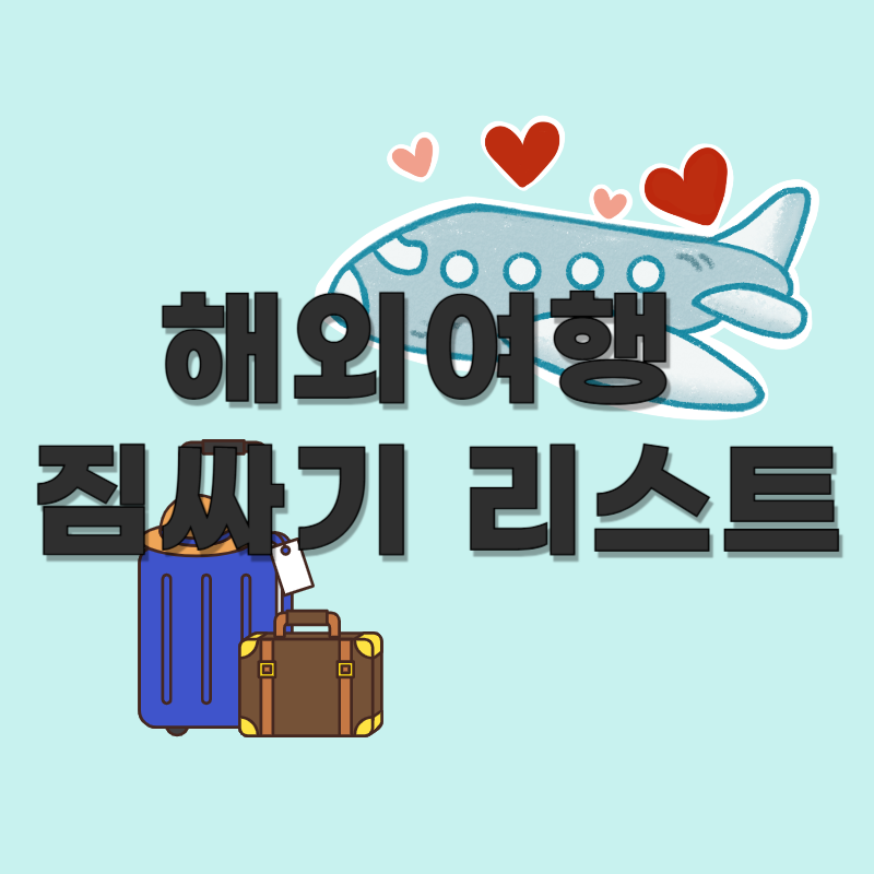 해외여행 짐싸기 리스트 | 캐리어 속부터 기내용까지 완벽한 짐 정리 가이드
