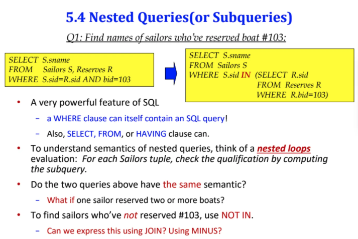 [database] SQL representation (group by와 having, aggregation, null ...