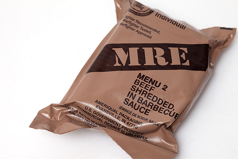MRE Menu 2 Beef Shredded in Barbecue Sauce