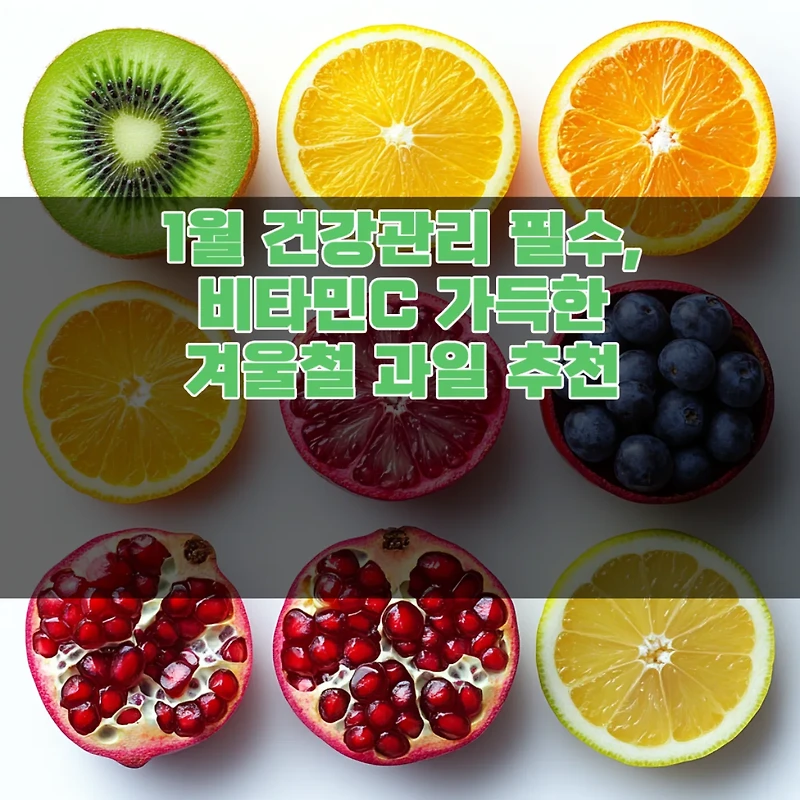 1월 건강관리 필수, 비타민C 가득한 겨울철 …