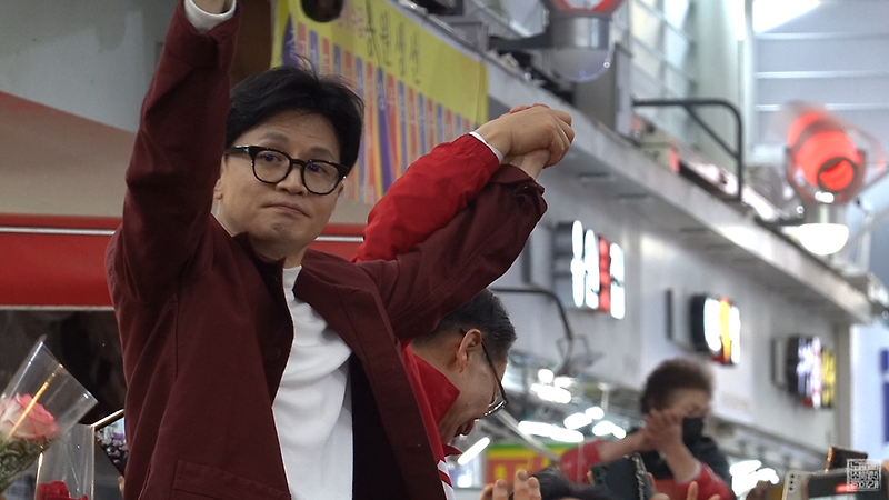 국민의힘 <b>한동훈 비대위원장</b> 김해 찾아 지원 유세