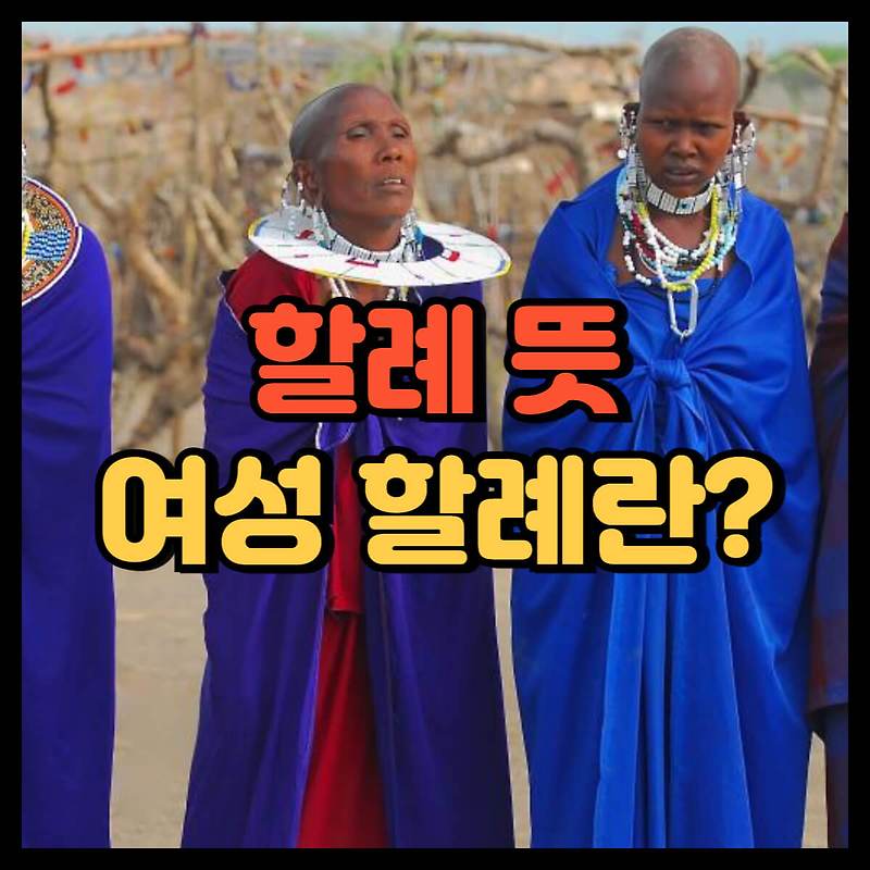 할례 뜻 여성할례 아프리카 성경 과정 그림 뭘까?