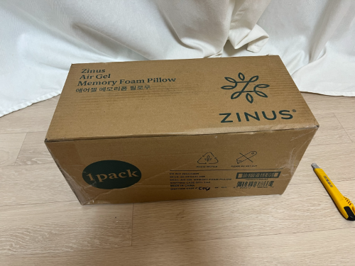 지누스 에어젤 메모리폼 필로우 에어 메모리폼 토퍼 후기