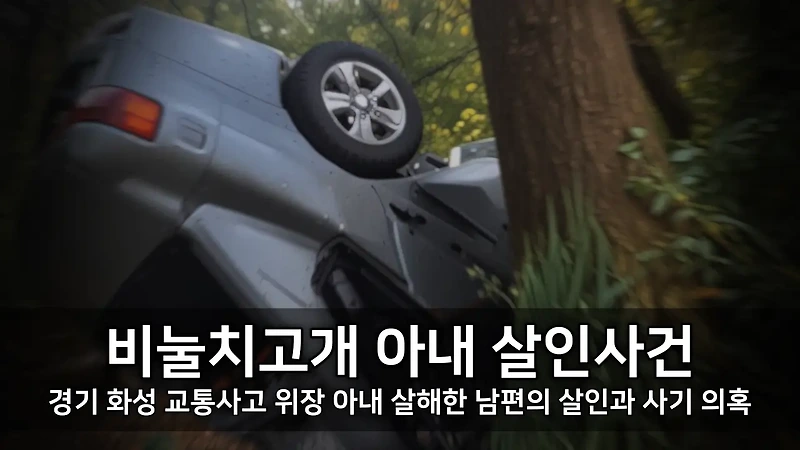 경기 화성 교통사고 위장 <b>아내 살해</b>한 <b>남편</b>의 살인과 사기 의혹... 