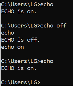 [CMD] echo