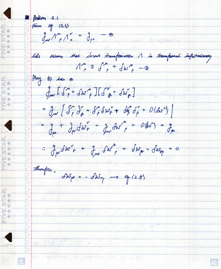  physics srednichi qft chapter 2 solution