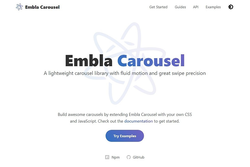 Embla Carousel - 유연한 캐러셀 라이브러리
