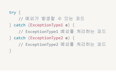 Exception(예외처리)