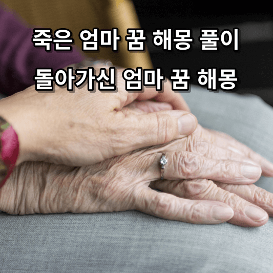 죽은 엄마 꿈 해몽! 돌아가신 엄마 꿈 해몽 풀이!