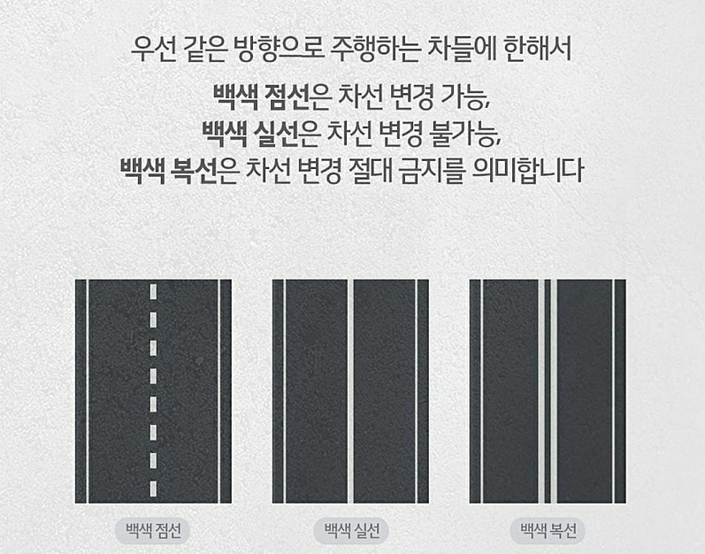 자동차 도로 실선 차선변경 처벌 정리