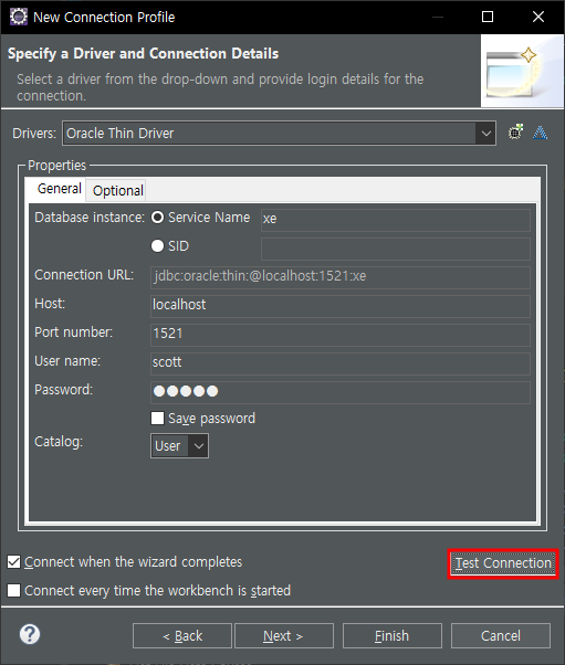  java jdbc eclipse oracle 