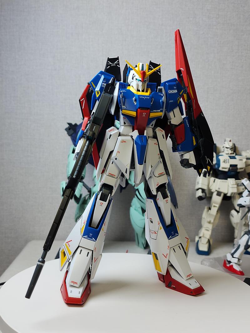 mg ver.ka zeta 완성 (조립. 먹선. 데칼. 반광마감)