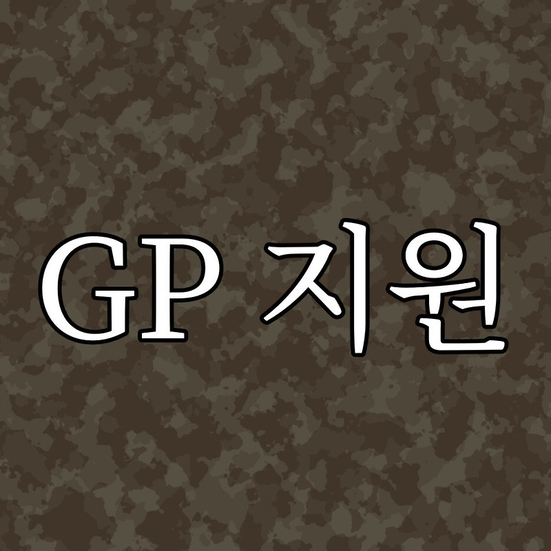 GP의 지원요청 / 군대 무서운 이야기