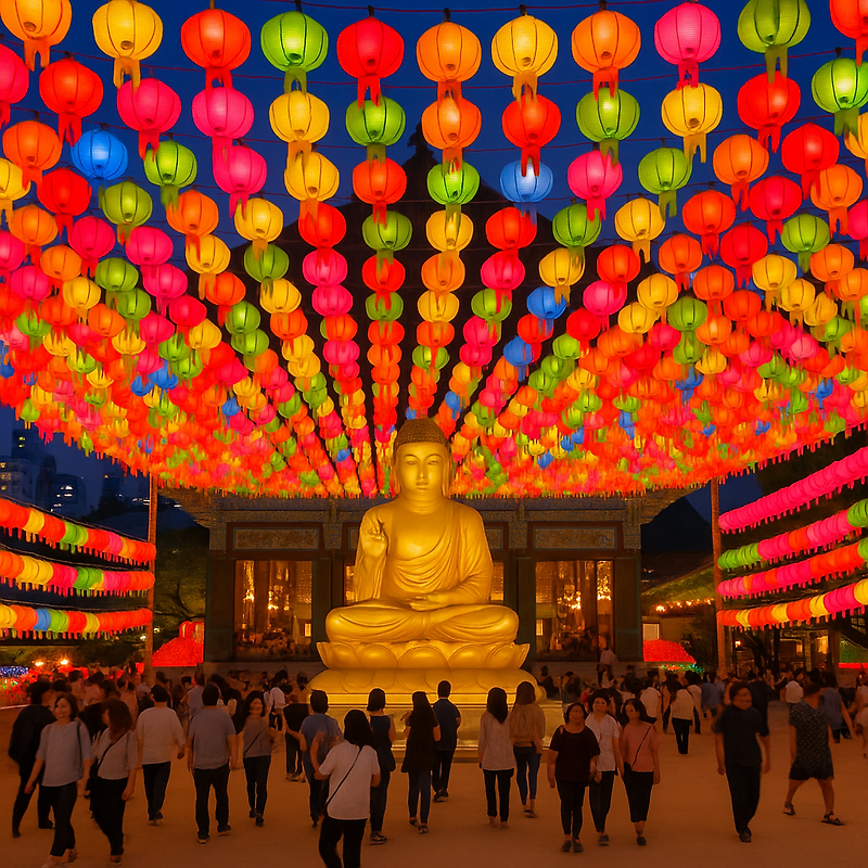 🏮 5월 부처님 오신 날, 연등 행사 가기 좋은 국내 명소 TOP 5(Top 5 Places to Enjoy Lantern ...