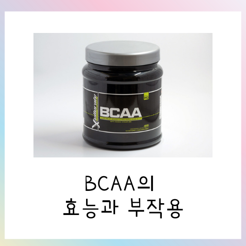 근육을 유지하는 BCAA 효능과 부작용 총 정리