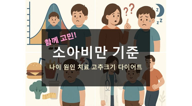 소아비만 기준 나이 원인 치료 다이어트 근력 디시