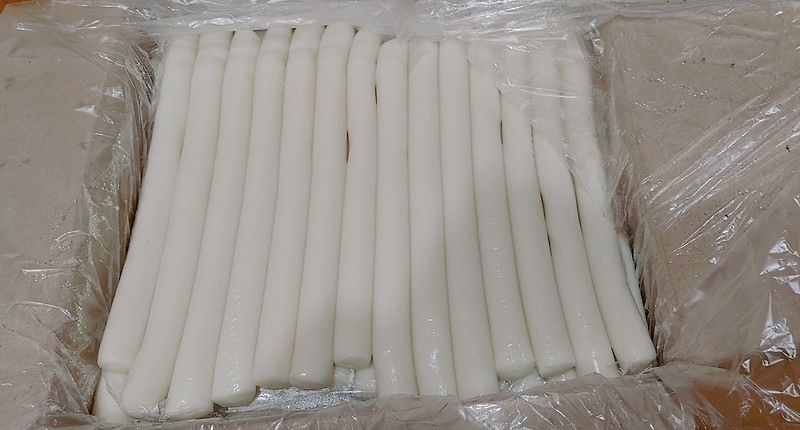 해넘이 흰떡
