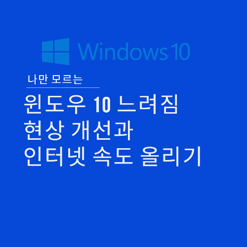 나만 모르는 윈도우 10 느려짐 현상 개선과 인터넷 속도 올리기 - 웰컴 세렝게티 월드