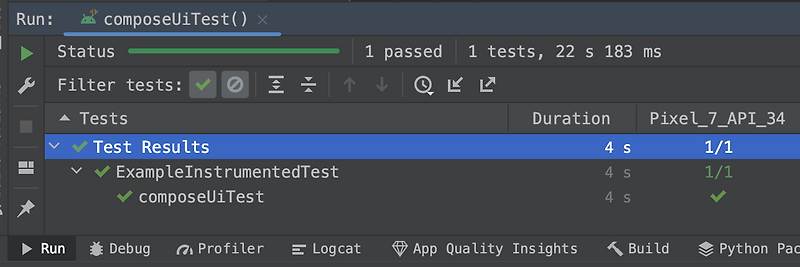 [Android] Compose UI Test