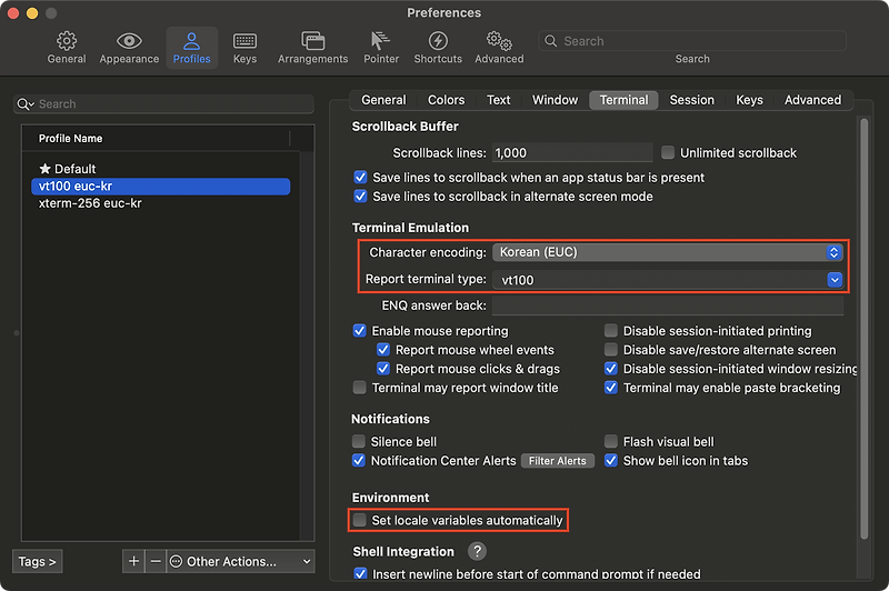  mac iterm2 hp ux 