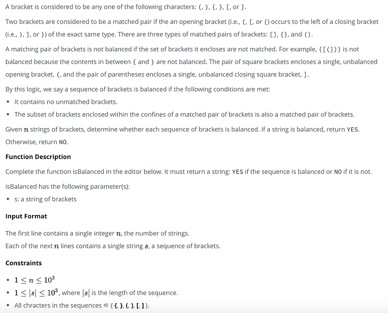 [자료구조] [python] Balanced Brackets (stack) Cara's Moving