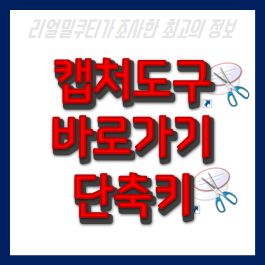 캡처도구 바로가기 단축키 설정방법