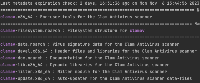 [linux/clamav] how to install clamav in linux / 리눅스 clamav 설치하는 방법