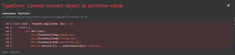 react-js-typeerror-cannot-convert-object-to-primitive-value