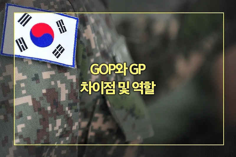 GOP와 GP 차이점 및 역할