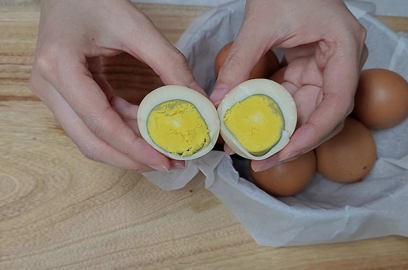 전기밥솥 구운계란 만들기 찜질방 맥반석의 구운 달걀요리