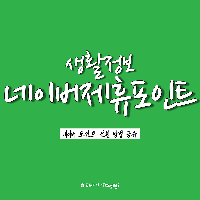 네이버 제휴 포인트 네이버페이 포인트로 전환하는 방법 (feat. 네이버 쇼핑 저렴하게 구매하기)