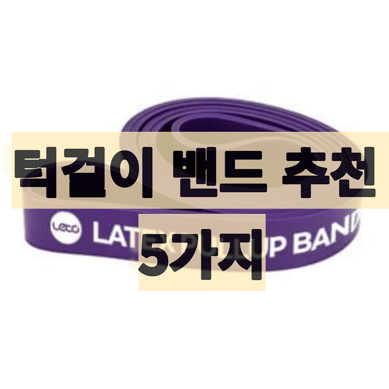 턱걸이 밴드 추천 5가지선