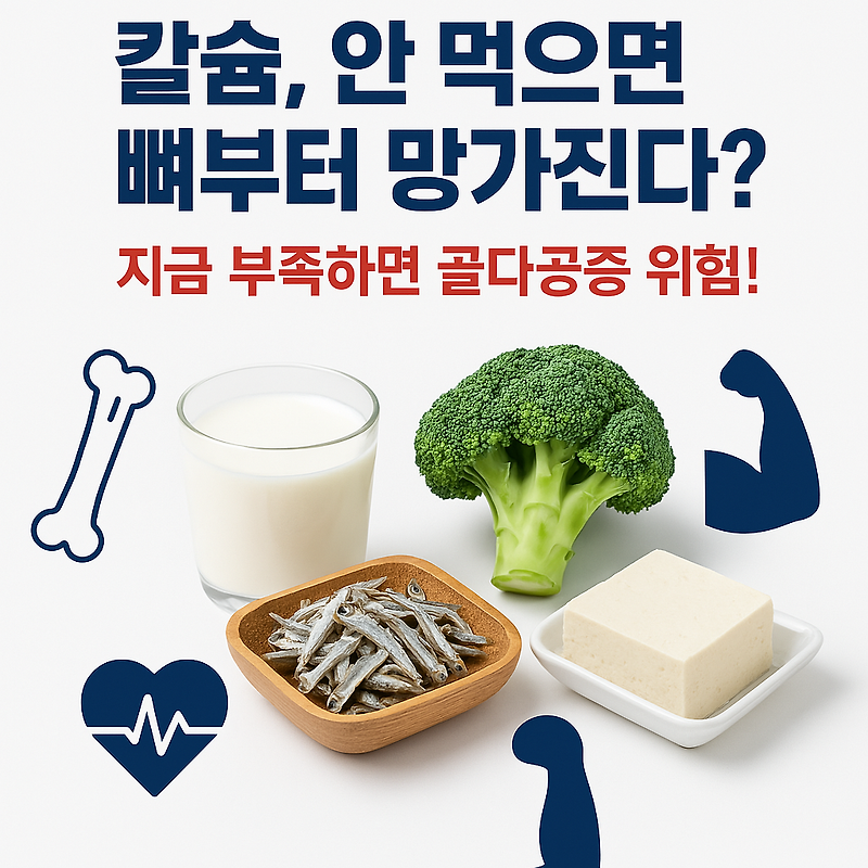 칼슘 부족하면 생기는 무서운 증상들! 지금부터 챙겨야 할 이유
