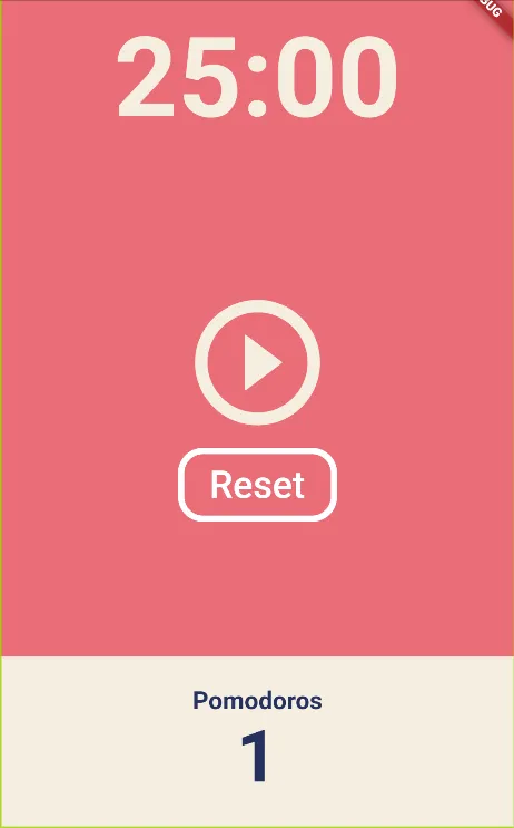 [Flutter] pomodoro timer 만들기