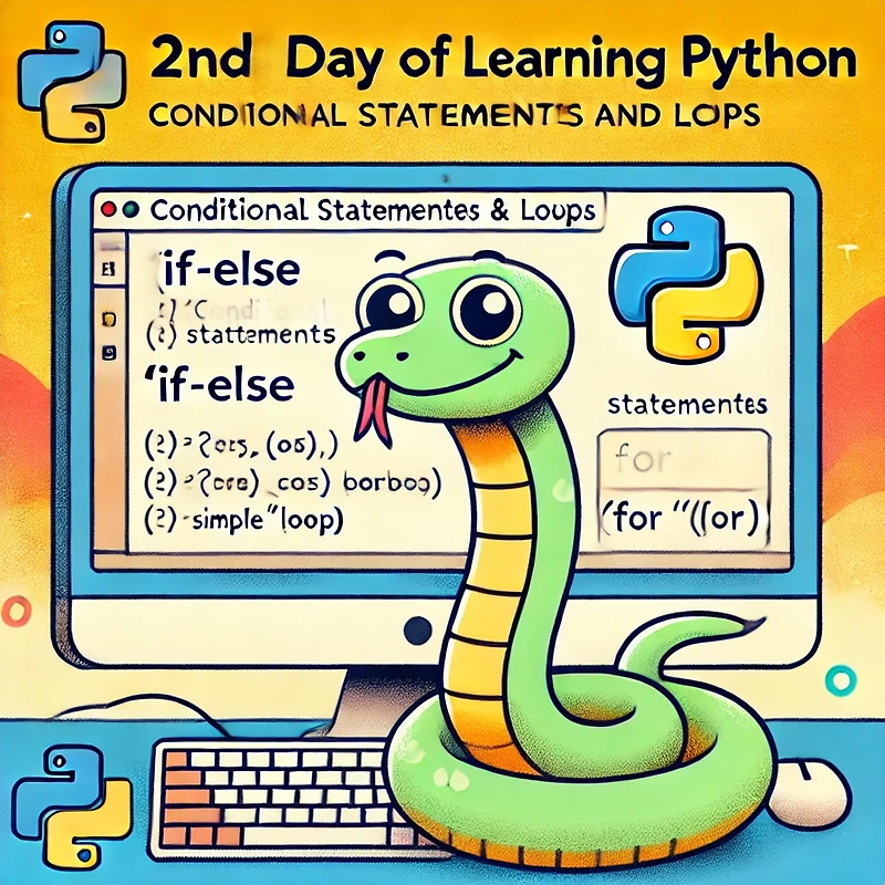 [Python Study] 2일차 - 조건문과 반복문 입문