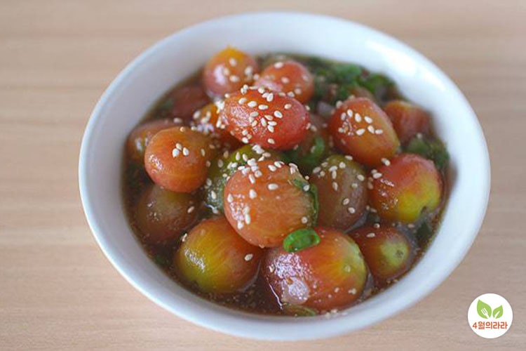 방울토마토 요리, 방울토마토로 토마토반찬 만들어보세요~