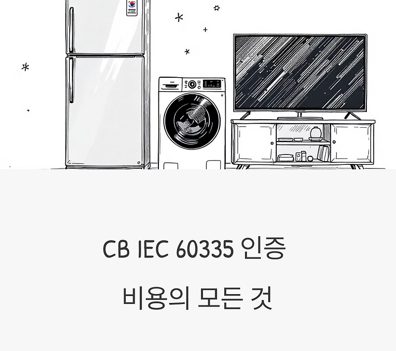 CB IEC 60335 인증 비용