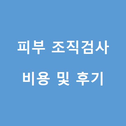 튀어나온 점 조직검사 후기