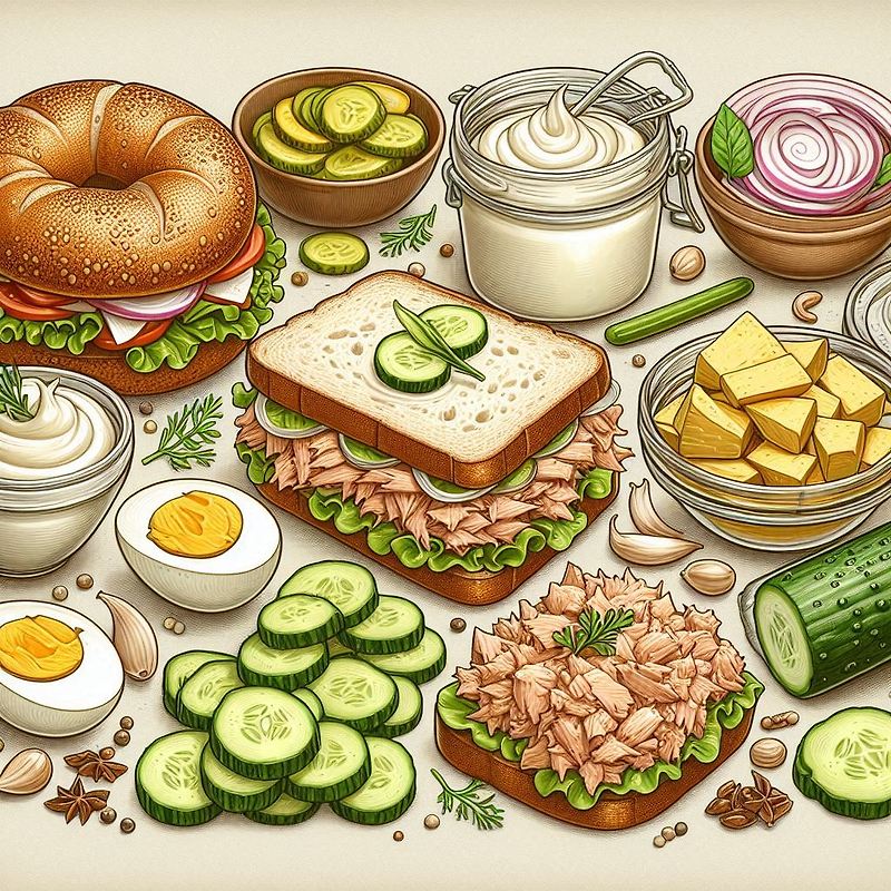 냉장고 털어서 미슐랭 찍자! 샌드위치 신세계 오픈 - 참치마요 샌드위치 🥪