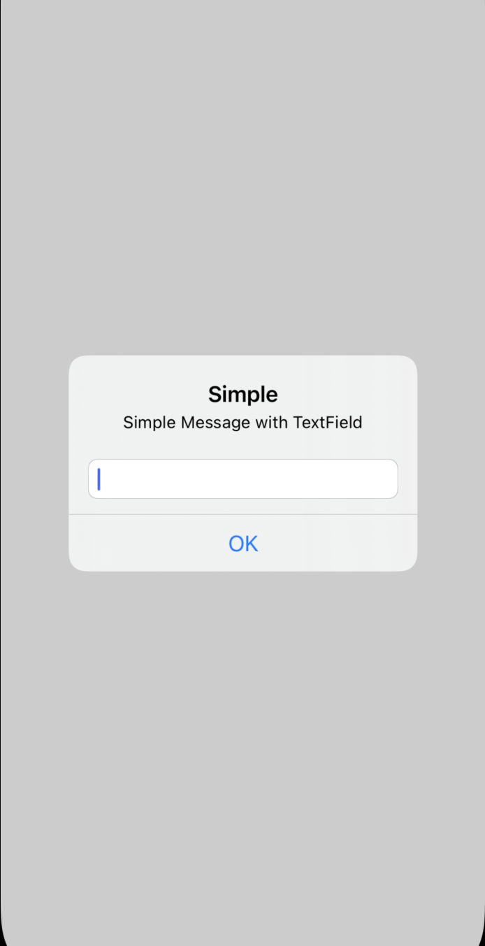 [iOS, Swift] UIAlertController 텍스트 입력창 추가하기