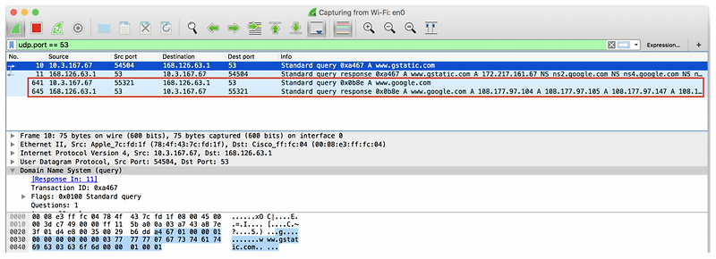 wireshark http response header