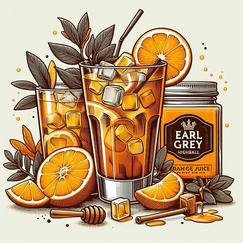 집이 바로 바(bar)! – 세상 간편한 하이볼 클래스 🍸 - 오렌지 얼그레이 하이볼 🍊