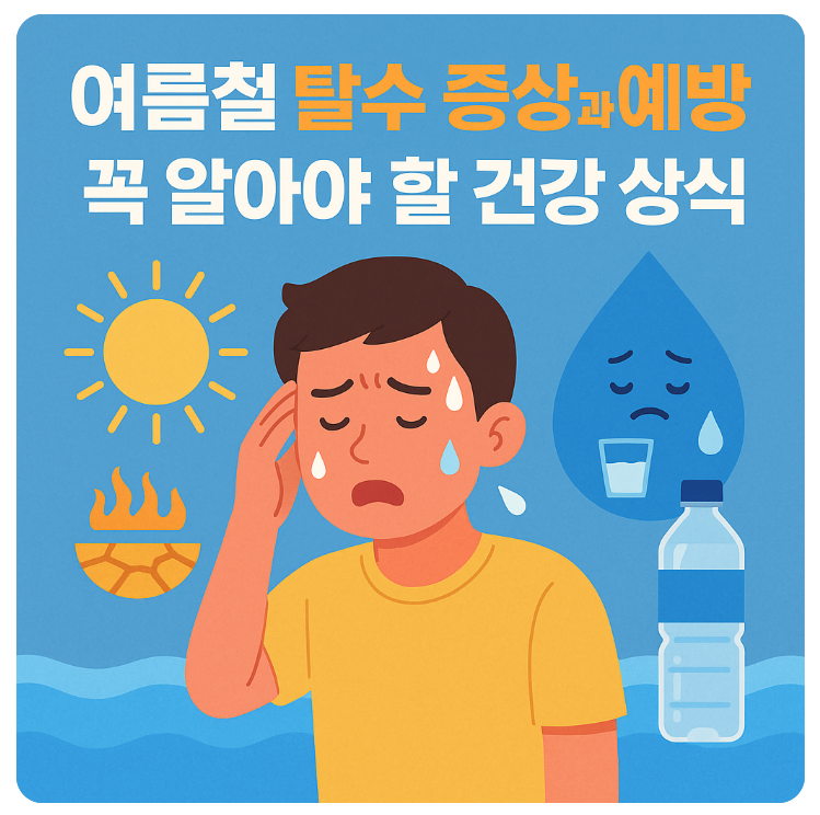 여름철 탈수 증상과 예방, 꼭 알아야 할 건강 상식