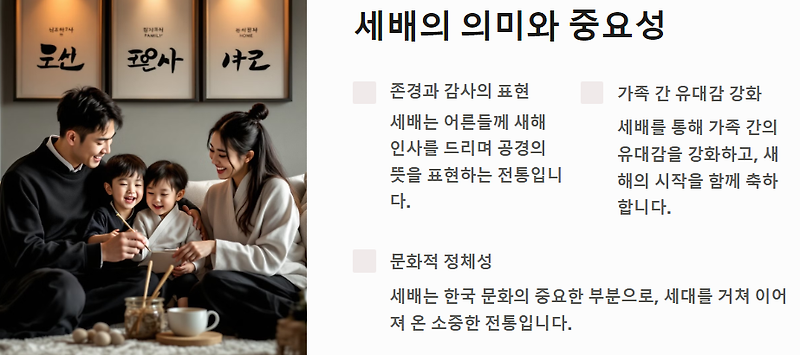 설날 세배하는 방법과 설날 덕담 정보!