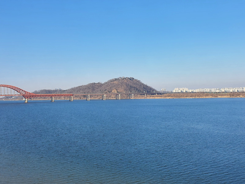 따릉이 타고 한강 나들이(2022.01.07)