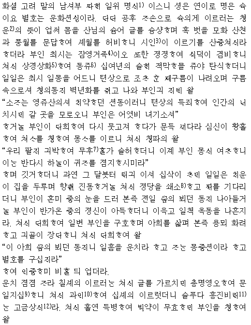 전우치전(田禹治傳)