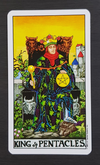 [펜타클 킹 King of Pentacles] # 마이너 정방향/ 역방향 해석