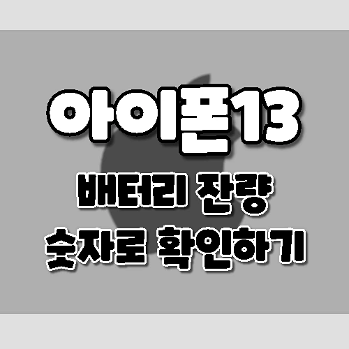 애플 아이폰 및 아이폰 프로 배터리 잔량 숫자로 확인하는 5가지 방법